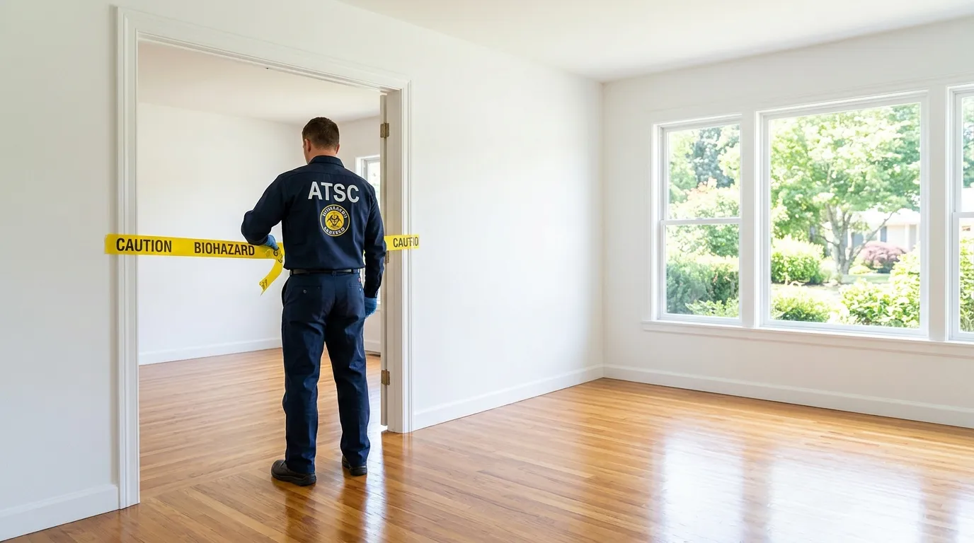 Certified biohazard cleanup crew performing Crime Scene Cleanup in Rathdrum